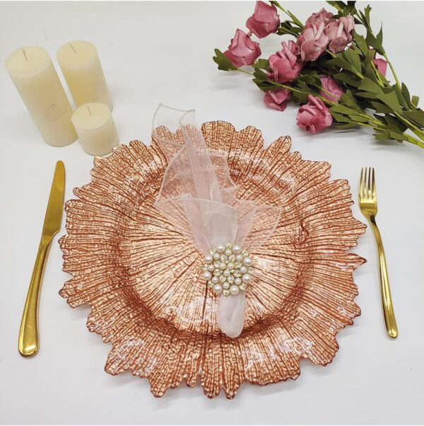 Plato de Sitio Cataleya Oro rosa