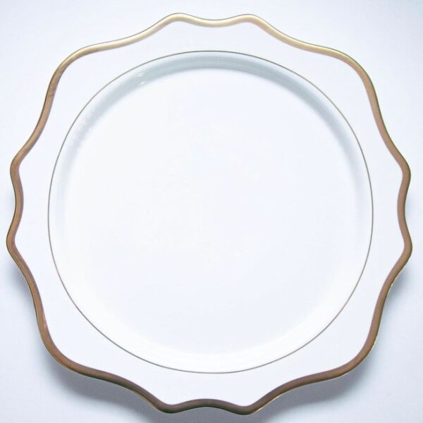 Plato de Sitio Modelo Picasso filo oro rosa - Imagen 2