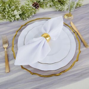Plato de Sitio Modelo Flor filo dorado